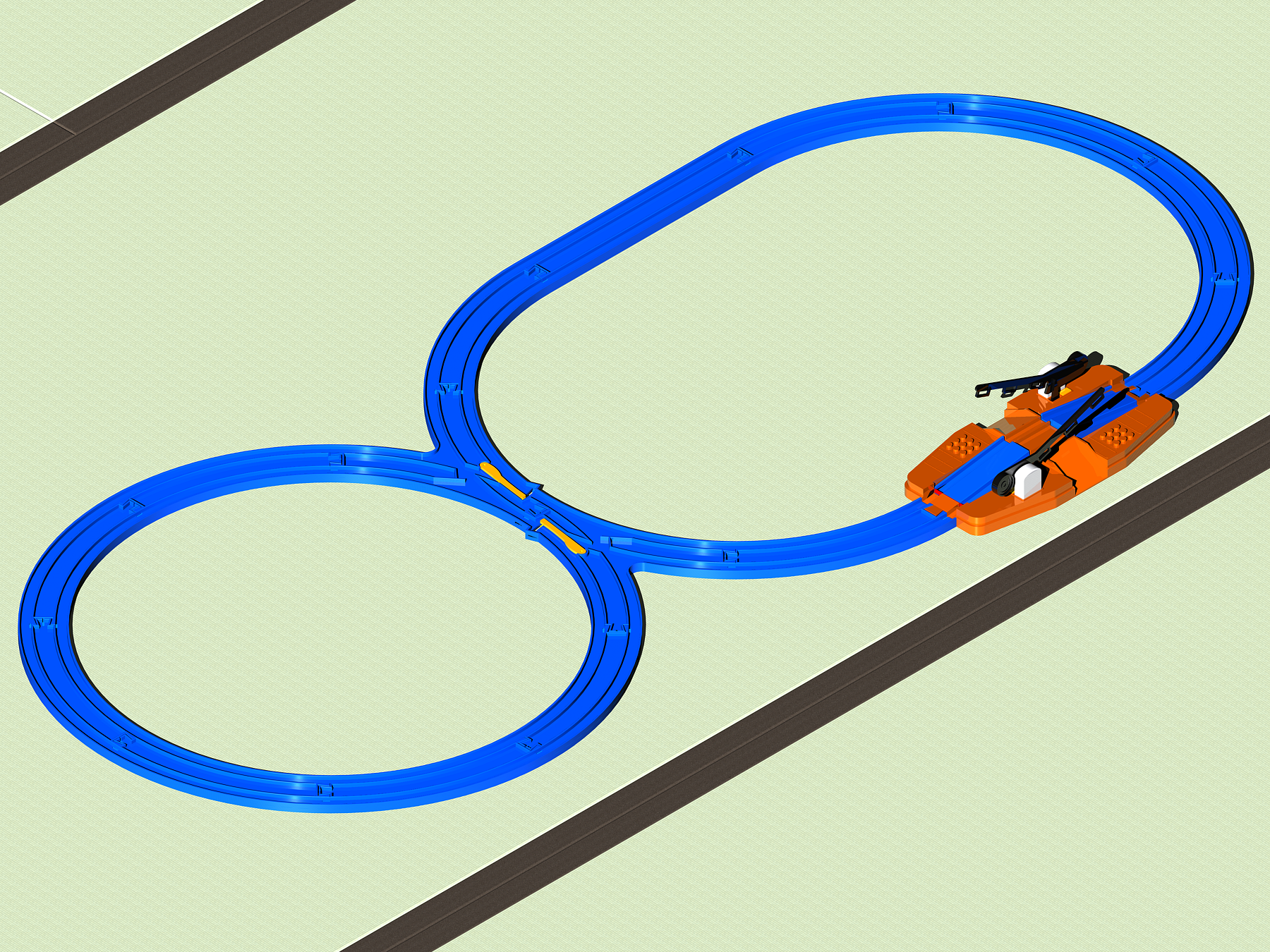 プラレール線路 専用 ご提案例 - 鉄道模型